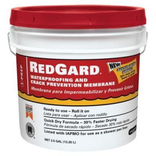 Custom Building Products RedGard 3 1/2 gal. Waterproofing and Crack Prevention Membrane LQWAF3