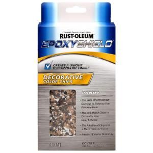 Rust Oleum EpoxyShield 1 lb. Tan Blend Decorative Color Chips 238470