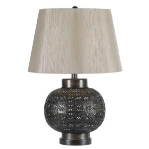 Kenroy Home Seville 24 in. Aged Bronze Table Lamp 32163ABR