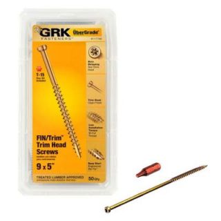 GRK Fasteners 9 x 5 in. FIN/Trim Head Screw ( 50 Pack) 117766