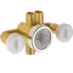 Delta Jetted Shower 6 Setting Rough In Valve with Extra Outlet R1827 XO