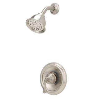 MOEN Monticello 1 Handle Shower Faucet in Brushed Nickel (Valve Not Included) T2444BN