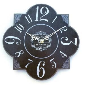 12 in. x 12 in. Quatrefoil Wall Clock 80102