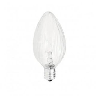 Philips DuraMax 25 Watt Incandescent F10 Candelabra Base Clear Long Life Flame Dimmable Light Bulb 168328