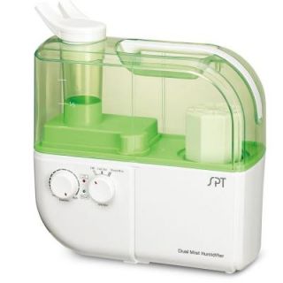 SPT Dual Mist Humidifier with ION Exchange Filter, Green SU 4010G
