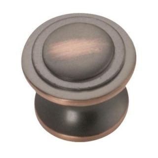 Hickory Hardware Decco 1 in. Oil Rubbed Bronze Highlighted Cabinet Knob P3102 OBH