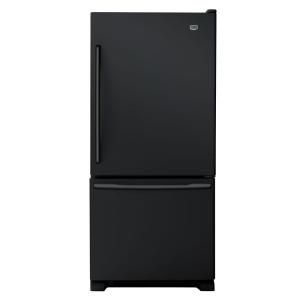 Maytag EcoConserve 30 in. W 18.5 cu. ft. Bottom Freezer Refrigerator in Black MBF1958XEB