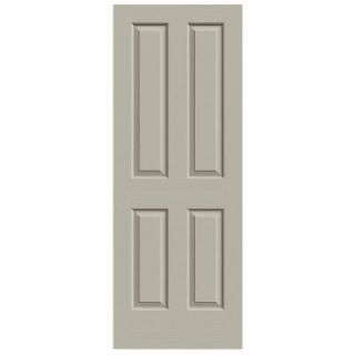 JELD WEN Woodgrain 4 Panel Painted Molded Interior Door Slab THDJW137600016