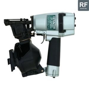 Hitachi 7/8 in. to 1 3/4 in. Roofing Coil Nailer with Bottom Load Magazine, Safety Glasses and 1 Wrench NV45AB2S