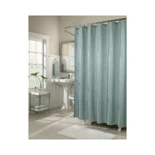 Waves Shower Curtain, Peacock