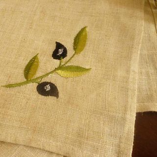 16X16 Set of 4 European Sytle Floral Linen Napkin