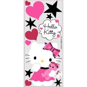 18 in. x 40 in. Hello Kitty   Couture 13  Piece Peel and Stick Giant Wall Decal RMK2014GM