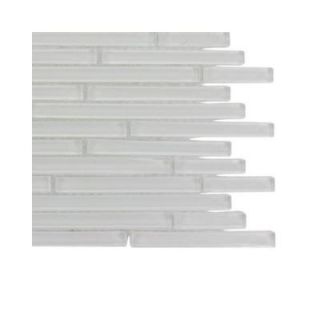 Splashback Tile Windsor Random Bright White Marble Floor and Wall Tile   6 in. x 6 in. Floor and Wall Tile Sample R2B12 GLASS TILE