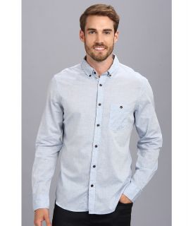 Sovereign Code Apollo L/S Shirt Mens Long Sleeve Button Up (Blue)