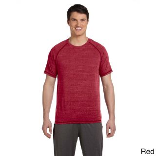 Alo Mens Performance Triblend Short Sleeve T shirt Red Size XXL