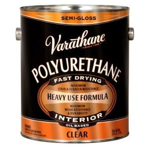 Varathane 1 gal. Clear Semi Gloss Oil Based Interior Polyurethane 6032