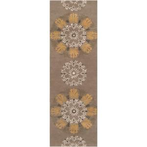 Surya B. Smith Fatigue Green 2 ft. 6 in. x 8 ft. Runner MOS1082 268