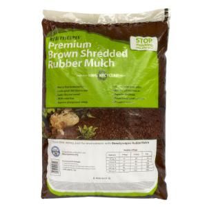 Beautyscapes Brown Rubber Mulch 1664753