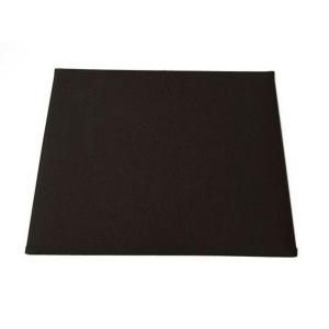 Home Decorators Collection Rectangle Medium 16 in. Diameter Black Linen Shade DISCONTINUED 1336900210