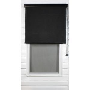 Coolaroo Black Exterior Roller Shade, 92% UV Block (Price Varies by Size) DISCONTINUED 459185