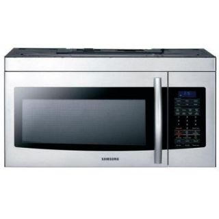 Samsung 1.7 cu. ft. Over the Range Microwave in Stainless Steel with Sensor Cooking DISCONTINUED SMH1713S