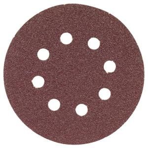Bosch 6 in. 320 Grit Hook and Loop Sanding Disc with 6 Hole in Red (5 Pack) SR6R320