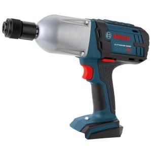 Bosch 18 Volt Lithium Ion High Torque Impact Wrench with 7/16 Quick Change Bare Tool (Tool Only) HTH182B