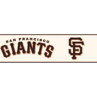 Major League Baseball Boys Will Be Boys 6 in. San Francisco Giants Border ZB3349BD