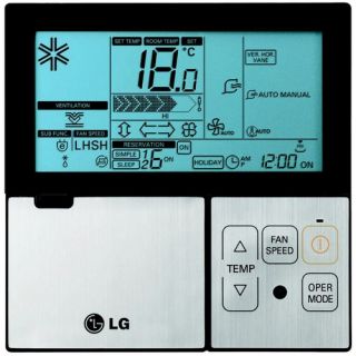 LG PQRCVSL0 Wired Thermostat for High Efficiency Ductless MiniSplit Air Conditioner with Heat Pump Inverter