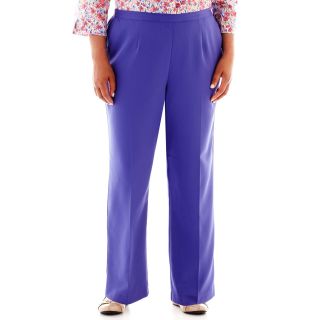 Alfred Dunner St. Tropez Pull On Pants   Plus, Periwinkle, Womens