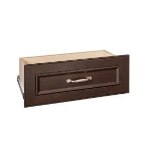 ClosetMaid Impressions 8.7 in. Chocolate Drawer Kit for 25 in. Wide Organizer 30611