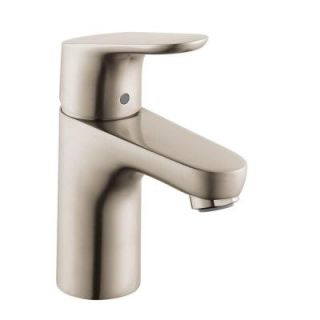 Hansgrohe Focus 100 Single Hole 1 Handle Bathroom Faucet in Brushed Nickel 04371820