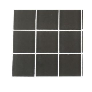 Splashback Tile Contempo Smoke Gray Frosted Glass   6 in. x 6 in. Tile Sample L6D2 GLASS TILE