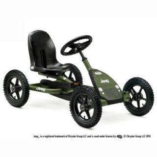 BERG Toys Jeep Junior Childrens Green Pedal Go Kart 24.21.34