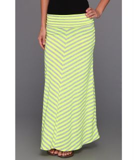 Gabriella Rocha Villette Diagonal Stripe Maxi Skirt Womens Skirt (Yellow)