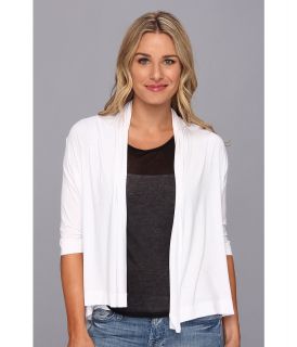 Nally & Millie Open Front Cardigan Womens Sweater (White)