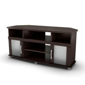 South Shore Furniture City Life chocolate Corner TV Stand 4219690