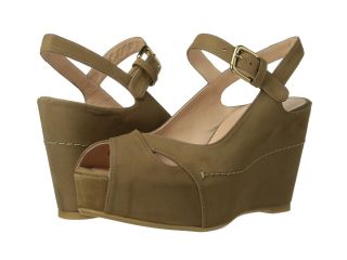 Stuart Weitzman Turnover Womens Wedge Shoes (Brown)