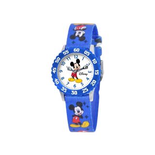 Disney Articulating Mickey Mouse Kids Blue Watch, Boys