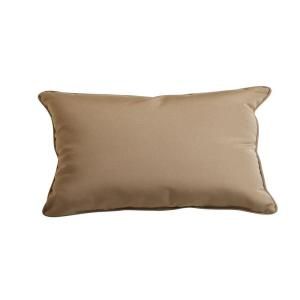 RST Outdoor Cocoa 13 in. x 20 in. Outdoor Lumbar Pillow OP 7221 E5425