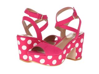 LOVE Moschino Polka Dot Heel Sandal High Heels (Pink)