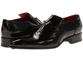 Jeffery West Crucifix Loafer Mens Slip on Shoes (Black)