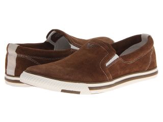 Armani Jeans Suede Slip On Mens Slip on Shoes (Brown)