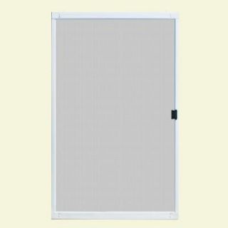Unique Home Designs Standard 48 in. x 80 in. Metal White Sliding Patio Screen Door ISPM200048WHT