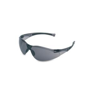 Sperian A800 Series Wrap Around Safety Glasses with TSR Gray Tint Fog Ban Anti Fog Lens and Gray Frame A806