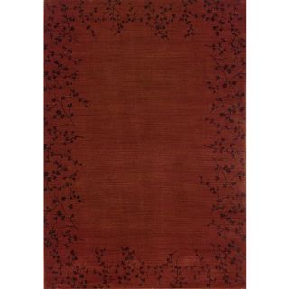 Ellington Red/brown Transitional Area Rug (53 X 76)