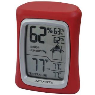 AcuRite Digital Humidity and Temperature Monitor in Red 00327