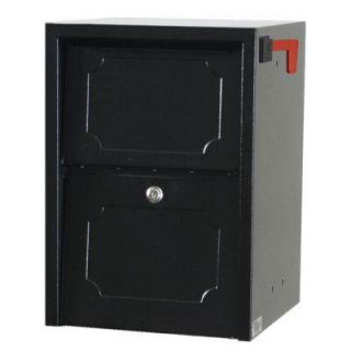 dVault Delivery Vault Junior Locking Mailbox in Black DVJR0060 1