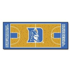 FANMATS Duke University 2 ft. 6 in. x 6 ft. Basketball Court Runner Rug 8171