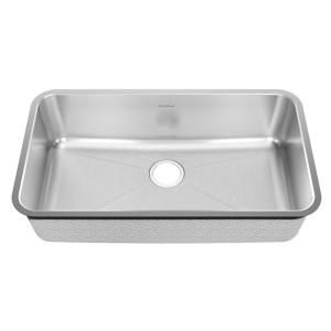 American Standard Prevoir Undermount Brushed 32.75x18.75x9 in. 0 Hole Single Bowl Kitchen Sink 14SB.331900.073